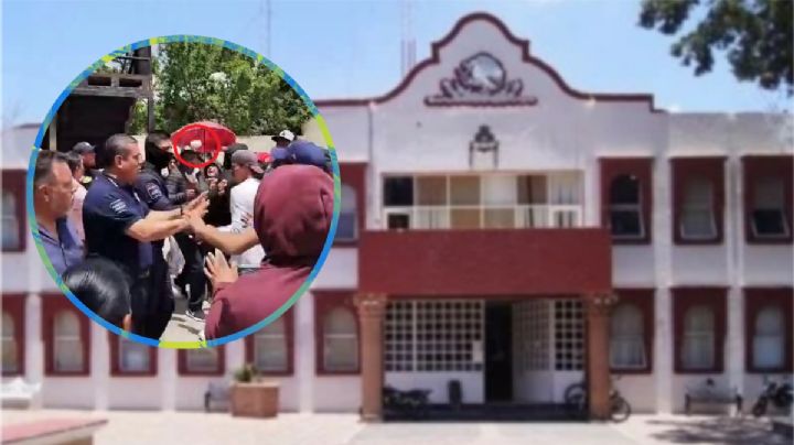 En protesta, lanzan huevos a policías de Tepeapulco