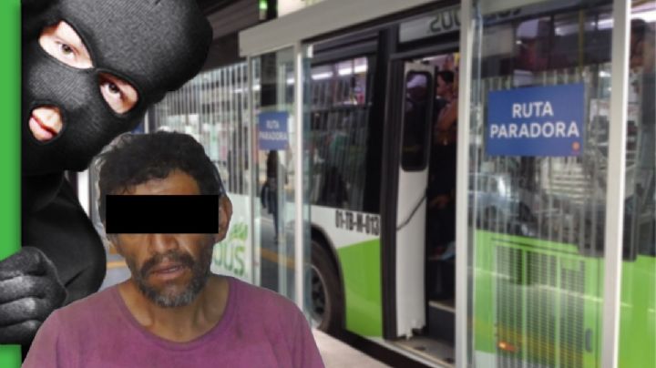 Detienen a hombre por dañar estación del Tuzobús; robó cables e interruptores