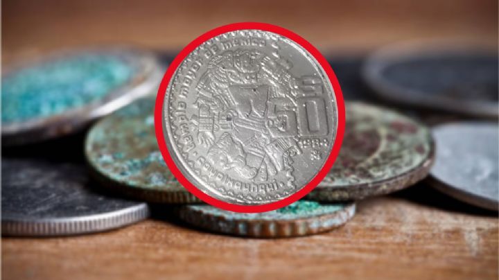 La extraña y rarísima moneda de 50 que puede valer 300,000 pesos