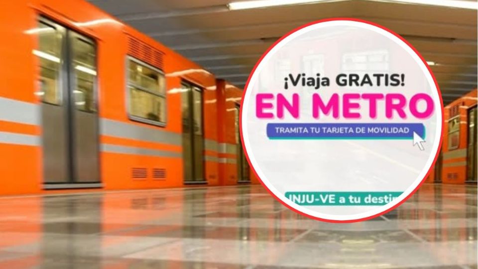 INJUVE te regala una tarjeta para viajar GRATIS en el Metro de la CDMX