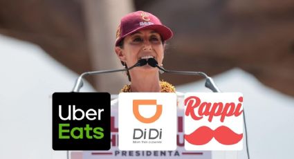 Claudia Sheinbaum pondrá orden a aplicaciones de reparto Uber y Didi