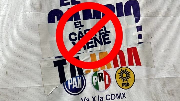 Elecciones CDMX 2024: Tiran publicaciones contra Clara Brugada, Santiago Taboada y "Cártel Inmobiliario"