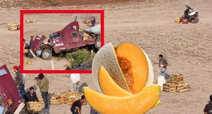 Autopista Arco Norte: Reportan actos de rapiña tras volcadura de tráiler con melones