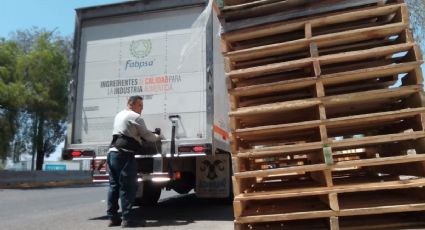 El negocio de tarimeros en la México-Querétaro, no sacan mucho, pero les permite salir adelante