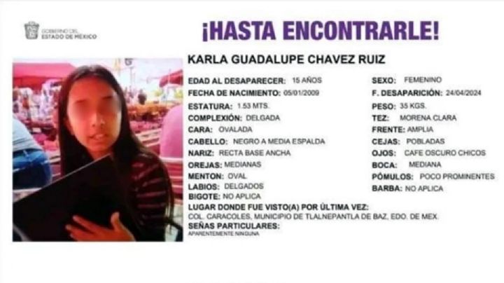 Primo de Karla Guadalupe, presunto responsable de la muerte de la adolescente