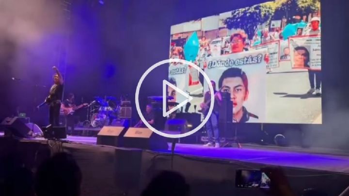 Caifanes rinde homenaje a desaparecidos desde concierto en Veracruz (VIDEO)