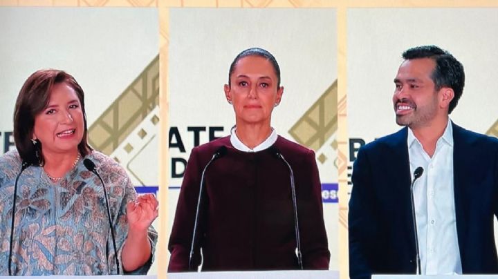 Xóchitl y Máynez atacan; Claudia capotea en segundo debate presidencial