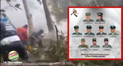 Trágica caída de helicóptero del Ejército de Colombia; mueren los 9 tripulantes | VIDEO