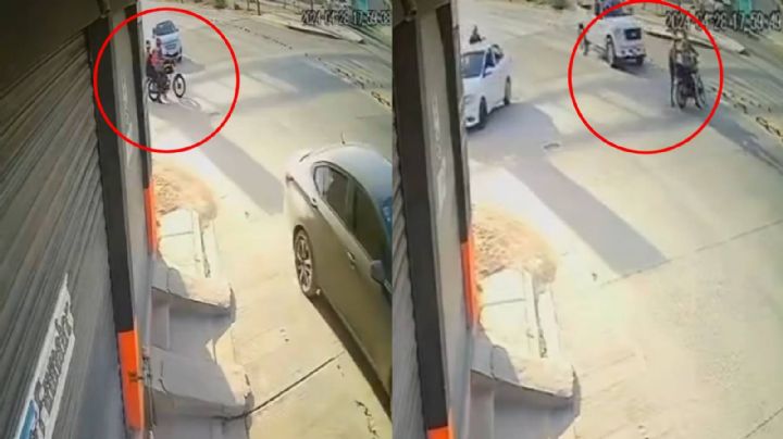 Motociclistas haciendo caballito terminan arrollados por una camioneta