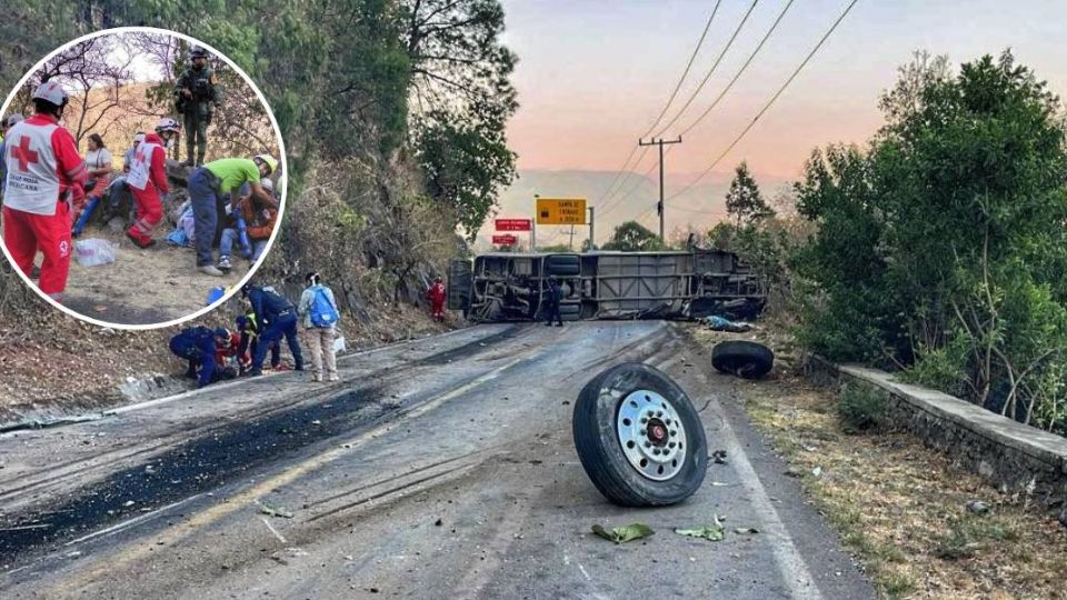 En el autobús viajaban 50 personas y se dirigían al Santuario del Señor de Chalma.