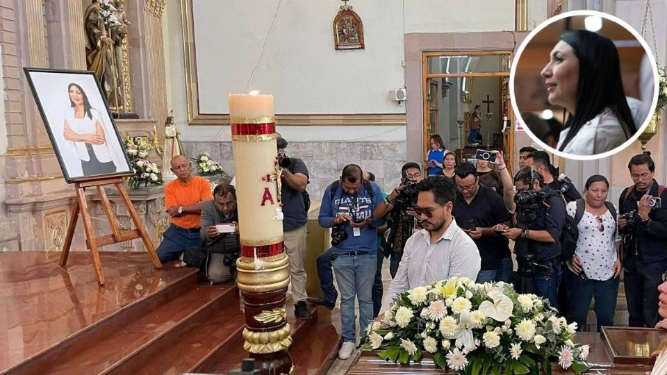 Despiden a Gisela Gaytán con misa de cuerpo presente en la Catedral de Celaya