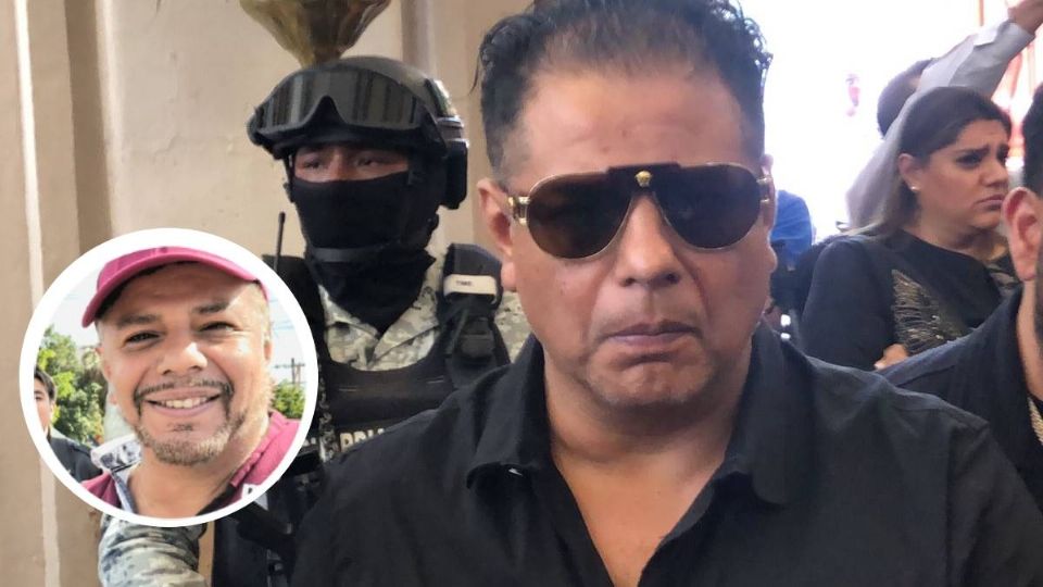 Adrián Guerrero Caracheo asistió acompañado por agentes de la Guardia Nacional en la misa de Gisela Gaytán