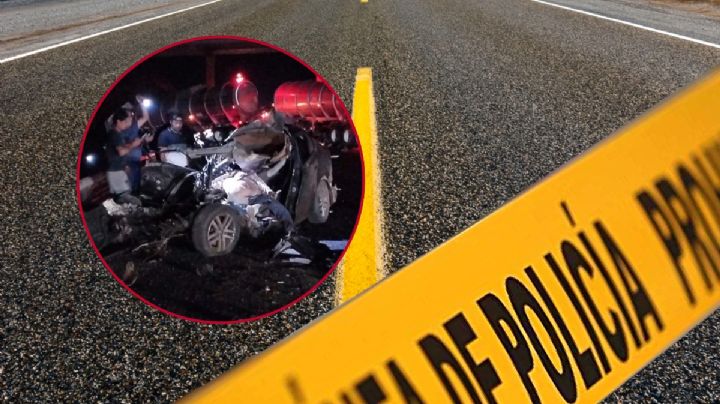 México-Tuxpan: Mueren 2 personas al chocar contra pipa en los límites de Tulancingo