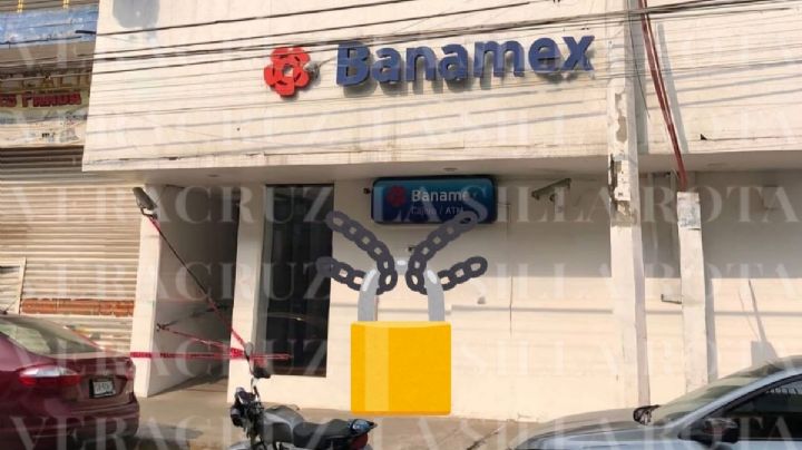 Cierran Banamex en Álamo; dueña del edificio reclama 2 años de falta de pago