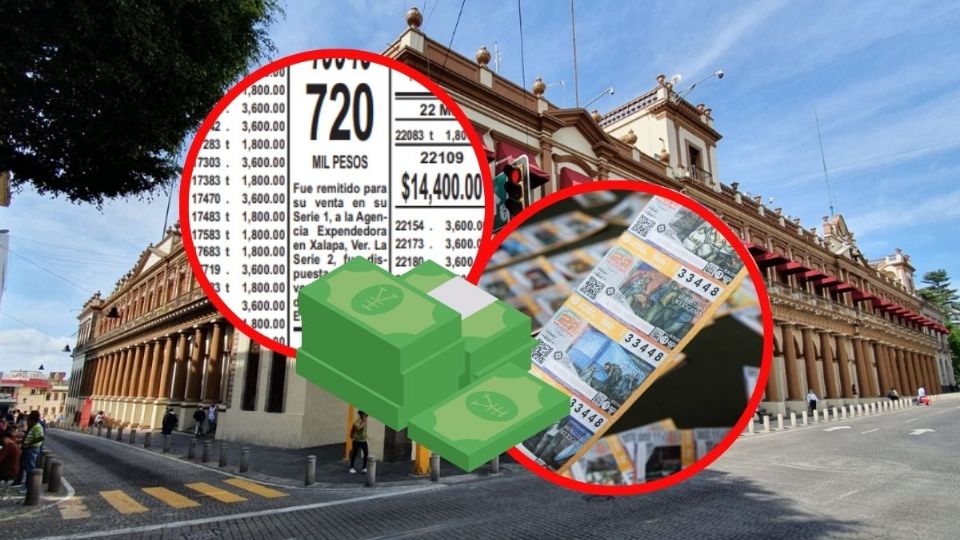 En Xalapa, vuelve a caer premio de la Lotería Nacional; ganador se llevó hasta 720,000 pesos