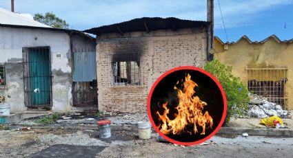Sujeto incendia casa tras golpear a su pareja y huye en colonia de Boca del Río