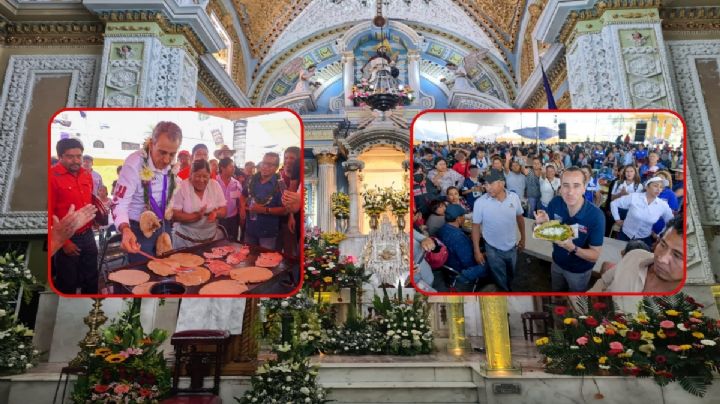 Elecciones Puebla: La Resurrección entre la fiesta y la política, candidatos hacen pasarela en feria