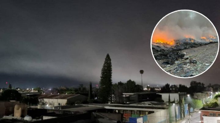 Amanece Celaya cubierta con nube de humo