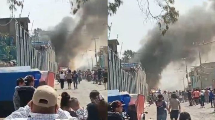 Incendio en Edomex: Vecinos rescatan mascotas de planta de reciclaje en Chalco