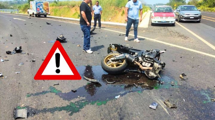 Muere joven motociclista tras chocar con tráiler en Sayula de Alemán