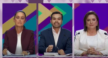 Falla reloj en el primer debate de Sheinbaum, Xóchitl y Álvarez Máynez