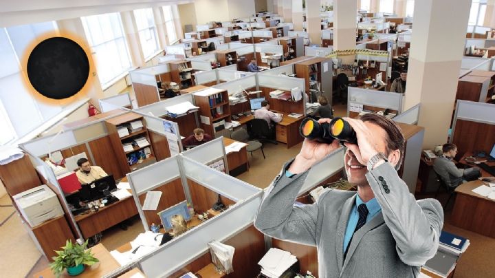 Jornada laboral: ¿Qué pasa si faltaste al trabajo por el eclipse solar del 8 de abril?