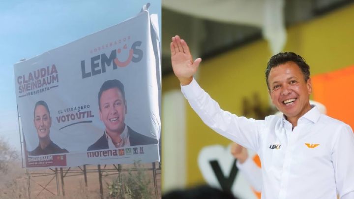 Elecciones en Jalisco: Aparecen espectaculares de Pablo Lemus y Claudia Sheinbaum