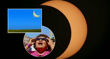 Así se verá el eclipse solar en Veracruz hoy lunes 8 de abril, según simulador