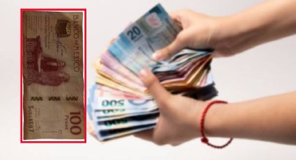 Así es el billete de 100 del recuerdo que se vende en 600,000 pesos; adiós saldo a favor