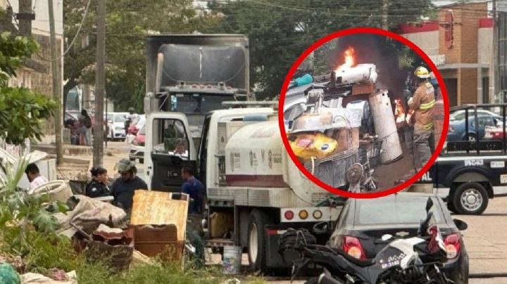 Caen 5 en Veracruz señalados de prender fuego a hombre en chatarrera de Cosolea