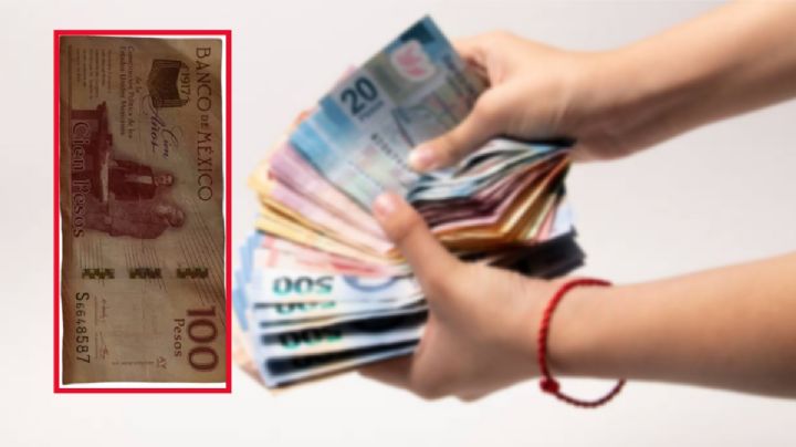 Así es el billete de 100 del recuerdo que se vende en 600,000 pesos; adiós saldo a favor
