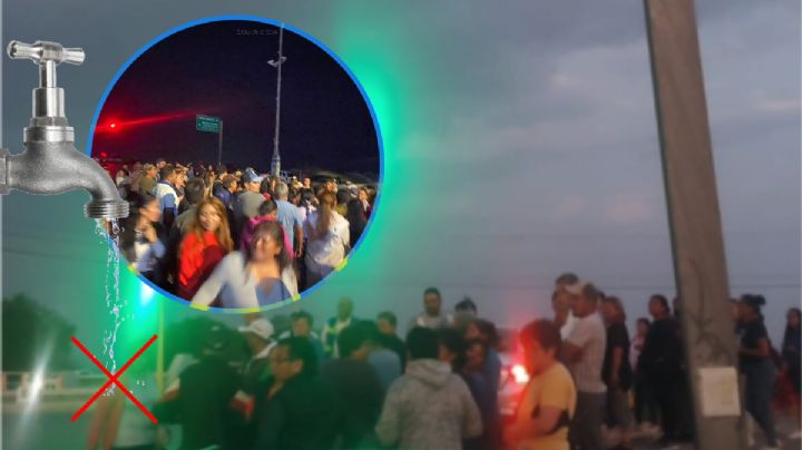 En la Reforma se hartan de la falta de agua y bloquean bulevar; amagan con ir a la México-Pachuca