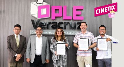OPLE y Cinetix firman convenio para impulsar el voto en Veracruz