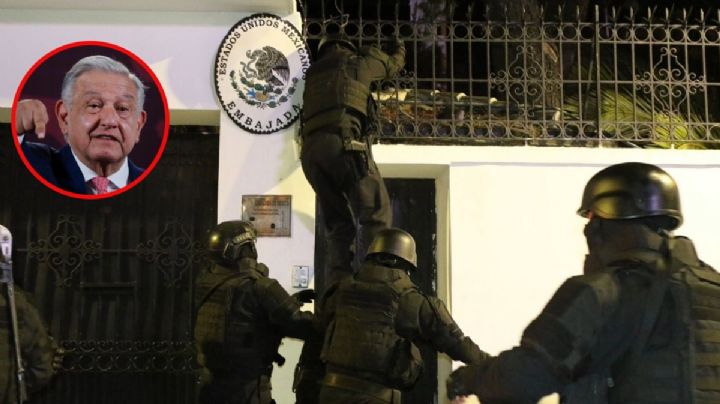 AMLO presenta videos del asalto a sede diplomática en Ecuador, "¡A México se le respeta!"