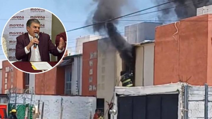 Se quema oficina de campaña de Morena en Celaya