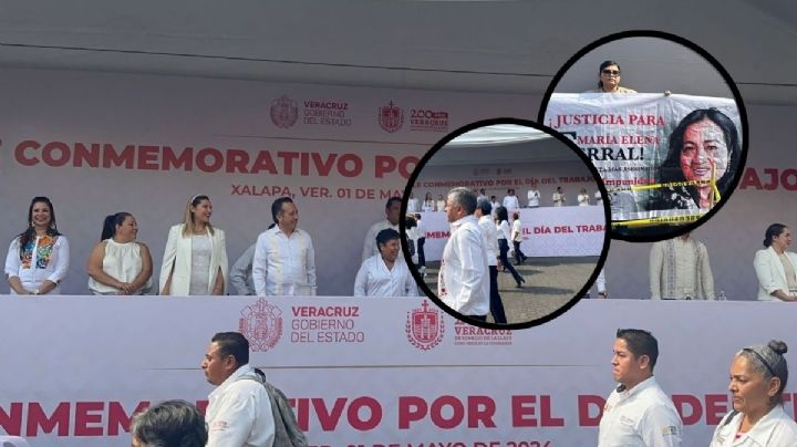 Desfile del Día del Trabajo en Xalapa, entre protestas por mejores condiciones laborales