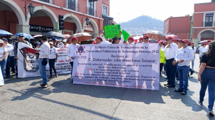 Exigen mejores condiciones laborales universidades y bachilleratos de Hidalgo