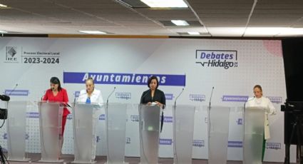 Tras jaloneos y gritos, candidatas de Tulancingo aceptan volver a participar en debate