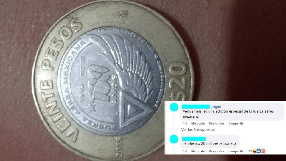 La moneda de 20 pesos no fue aceptada en una tienda al momento en que una niña pagaba con ella.
