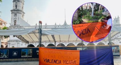 Violencia vicaria: madres lanzan fuerte mensaje desde el zócalo de Veracruz