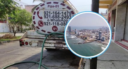 Así puedes pedir una pipa de agua en la ciudad de Veracruz y Boca del Río