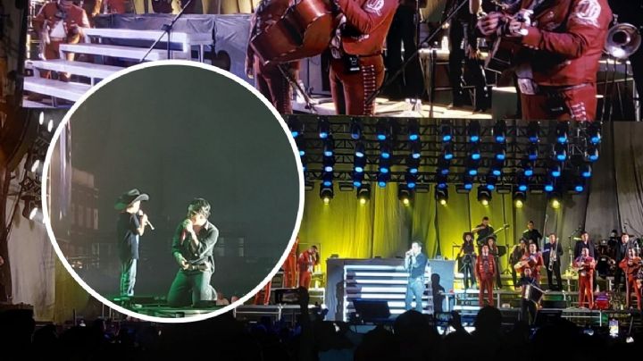 Así cantó Christian Nodal con niño de 4 años en concierto de Veracruz