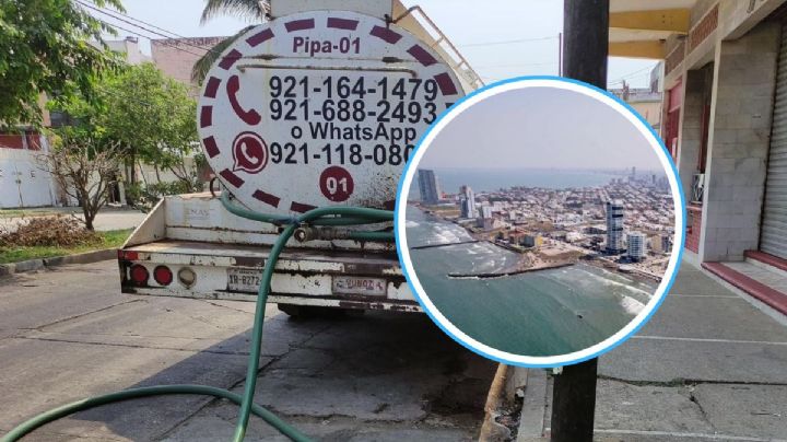 Así puedes pedir una pipa de agua en la ciudad de Veracruz y Boca del Río