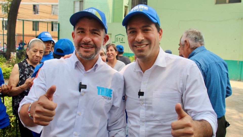 Tabe y Vila recorren las calles de la Miguel Hidalgo