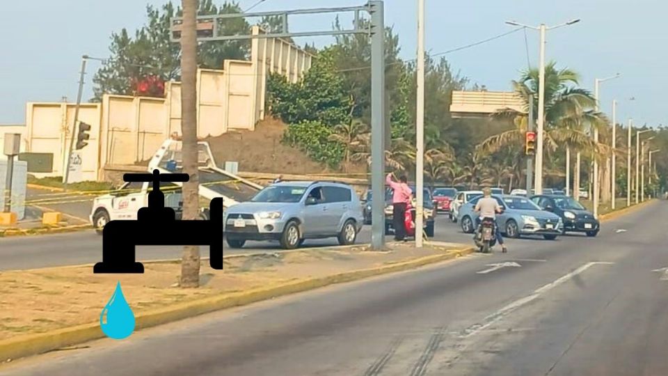 Protestan por corte masivo de agua en 200 colonias