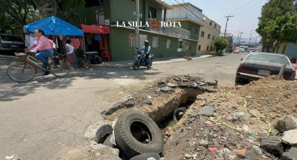 ¡Feliz cumpleaños! Socavón en Ecatepec cumple un año sin atención