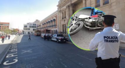 Acusan a Policía de Pachuca de presunto abuso; tiran a repartidor de su moto | VIDEO