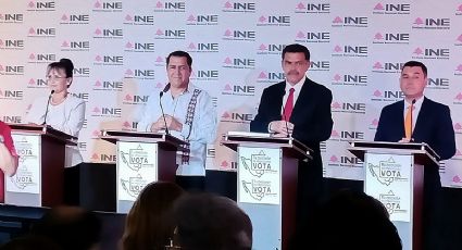 Olvera y Crespo “no se tocan” en debate por diputación federal de Pachuca