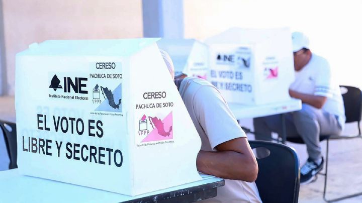 Votan de manera anticipada 761 presos en Hidalgo, entre ellos exalcaldes