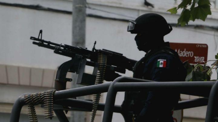 Mueren dos elementos de la Guardia Estatal en enfrentamiento, en Matamoros